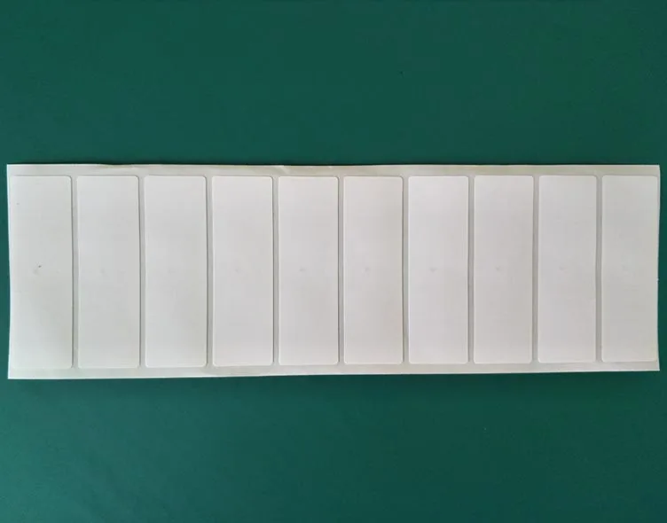 UHF наклейки этикетка AZ 9662 860 960 МГц RFID клейкий тег ISO 18000 6C Alien H3 чип инкрустация 73*23