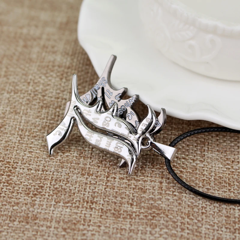 Ожерелье аниме тетрадь смерти кулон с надписью L винтажные аксессуары в 2 ряда