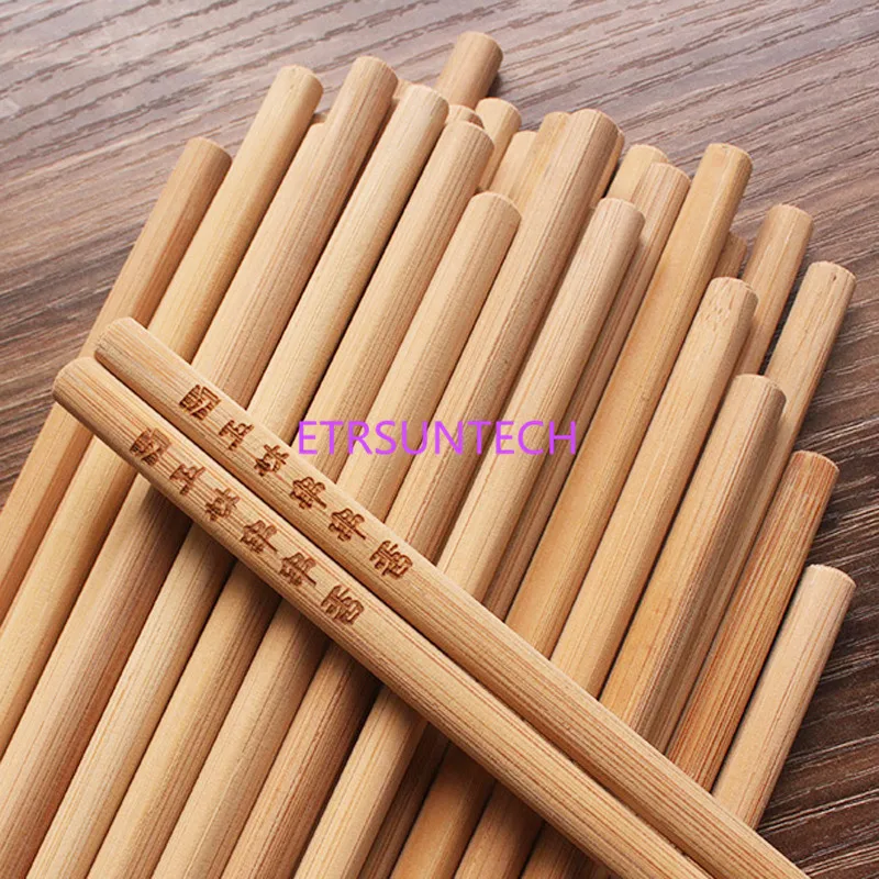 200 пара/лот палочки для еды из китайского бамбука бамбук японские Стиль подарок