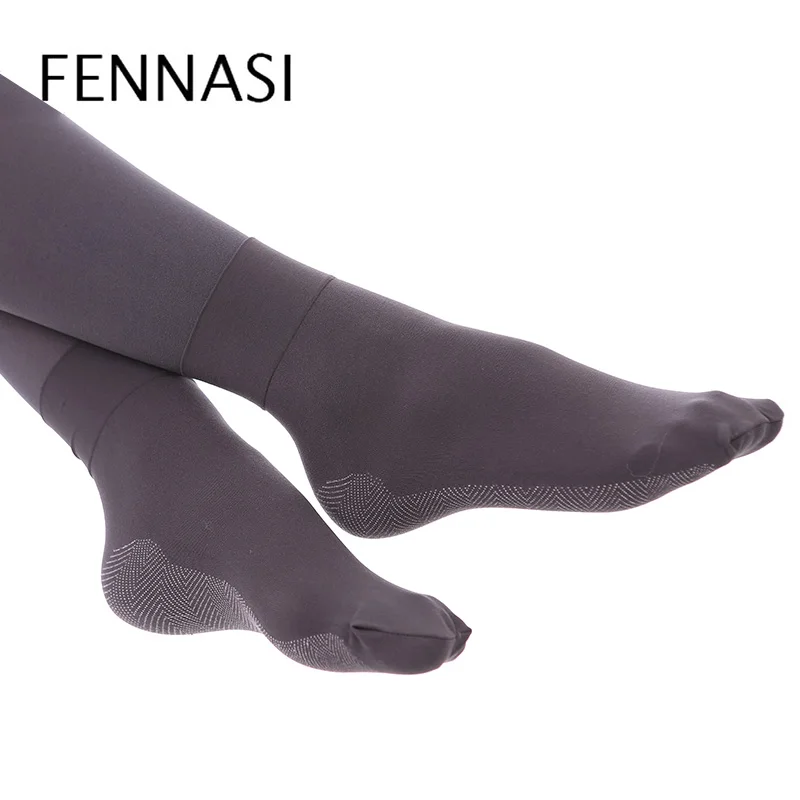 Женские хлопковые носки FENNASI черные теплые короткие с принтом в стиле пэчворк