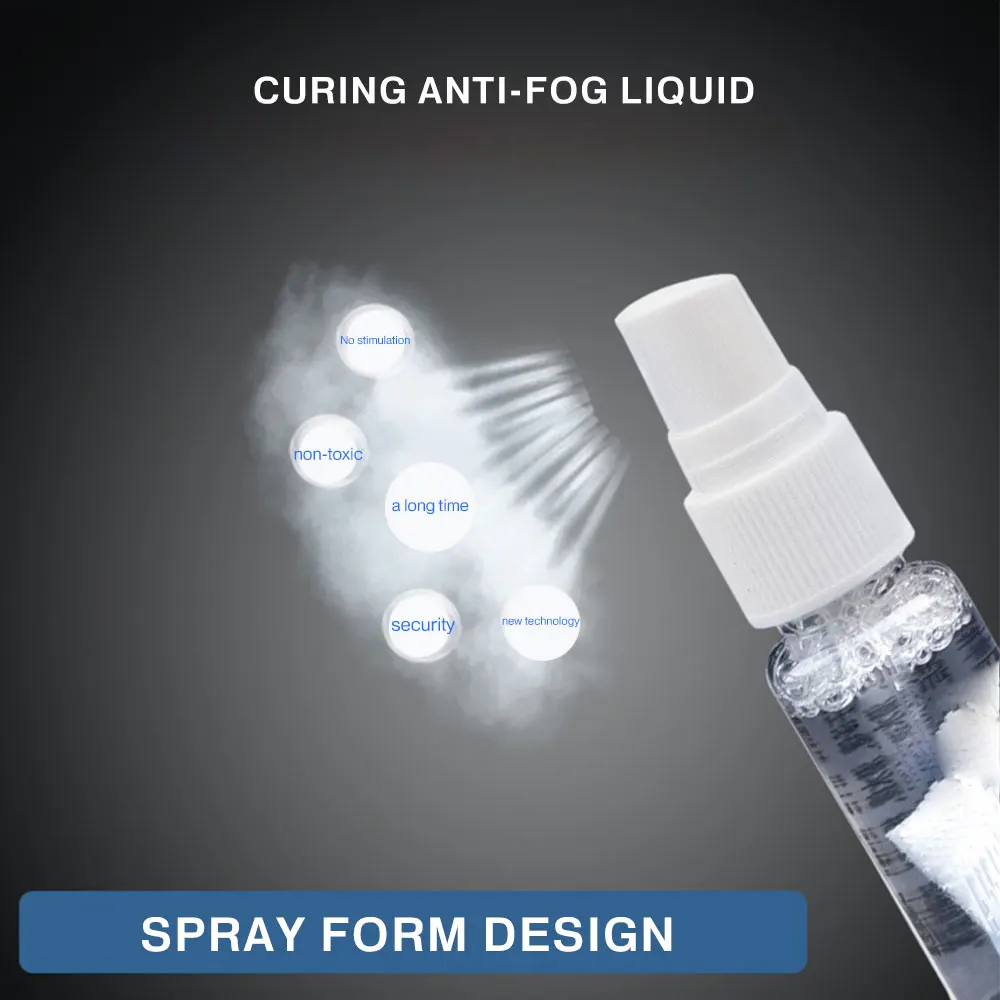 Прочные защитные очки Defogging Fogging Ntifogging Agent твердое состояние анти-запотевание