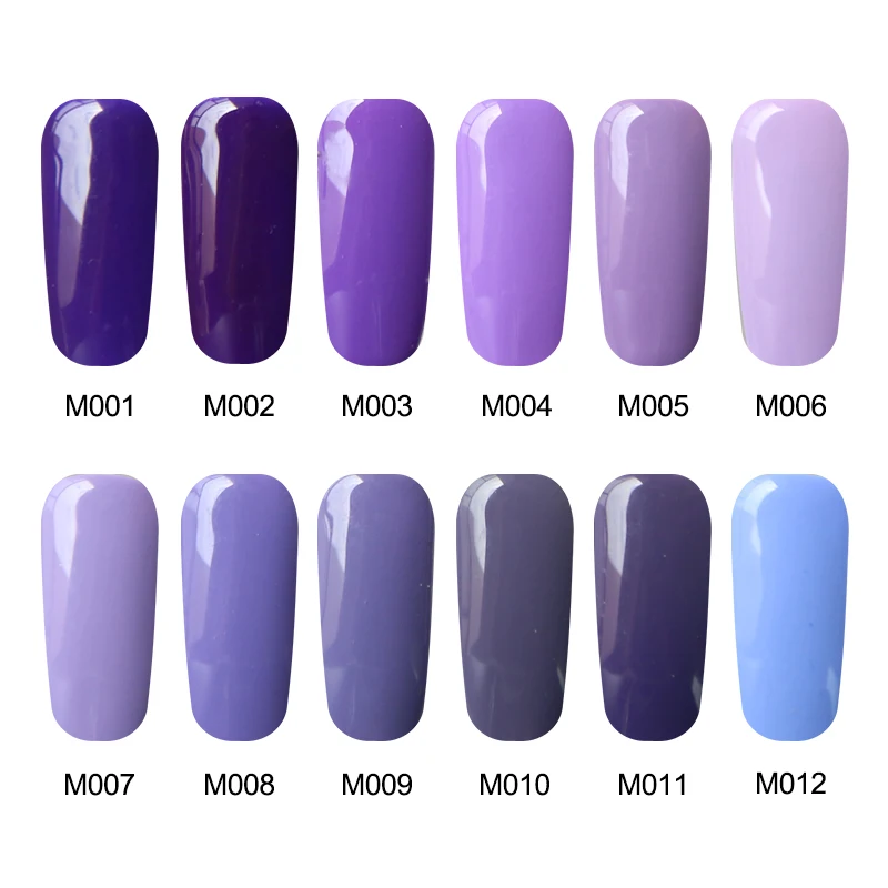 Гель лак для ногтей серии Pure фиолетового цвета высококачественные долговечные