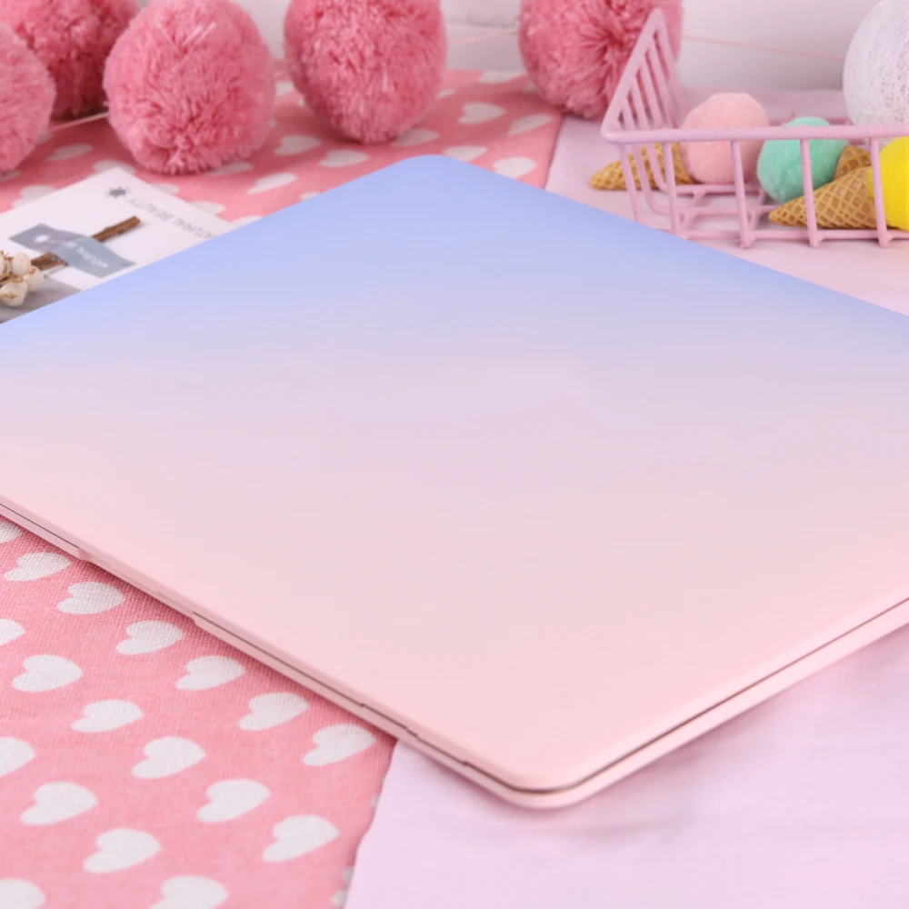 Redlai матовый чехол для Macbook Air 13 A1932 Pro 13 15 retina 12 дюймов с бесплатной клавиатурой чехол для ноутбука