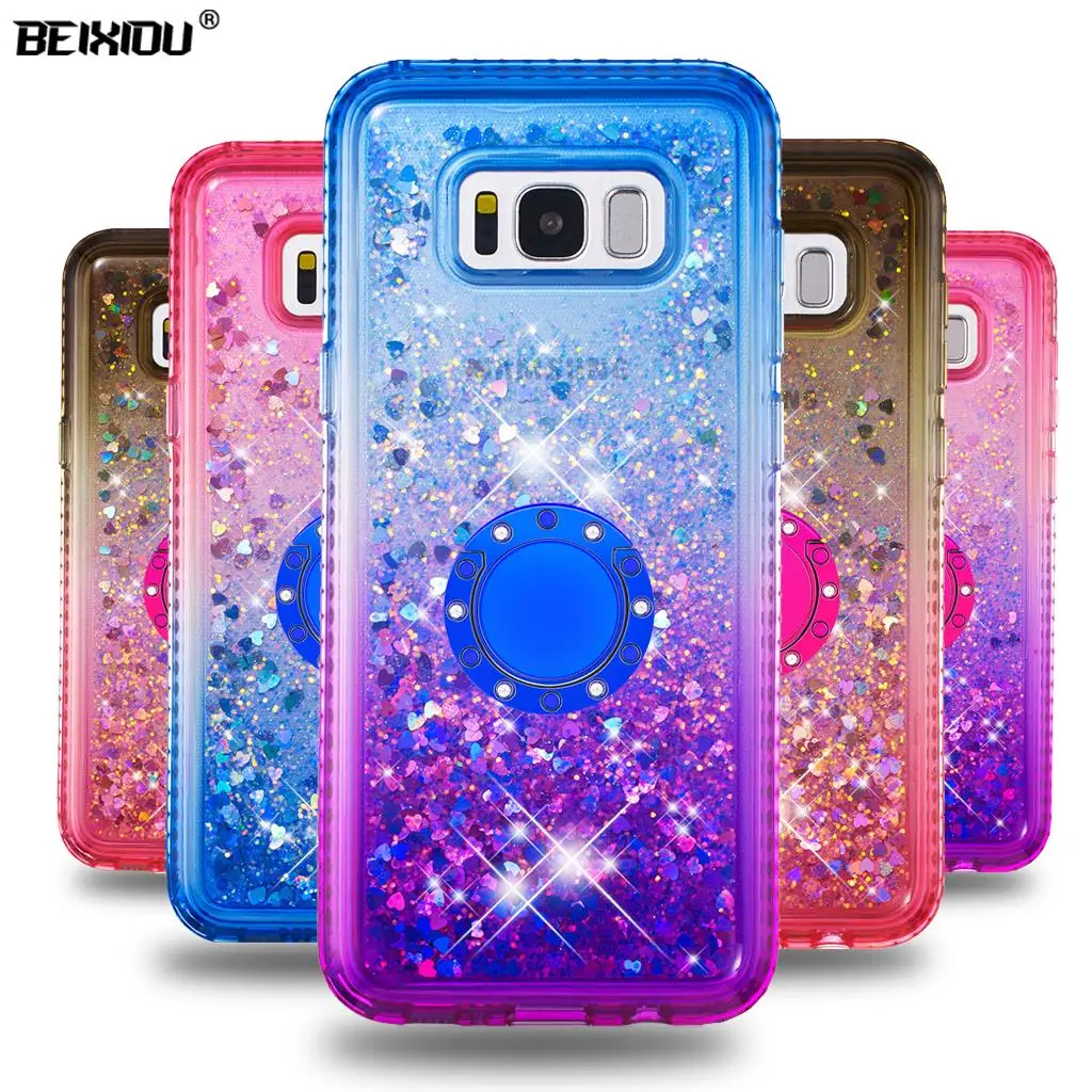 Зыбучие пески bling чехол для телефона samsung Galaxy S8 plus TPU задняя крышка G955F G955FD 6 2&quot |