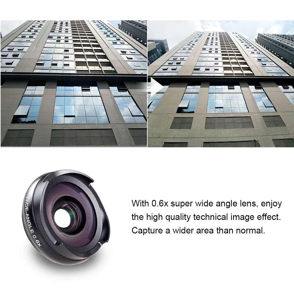 Phone Lens Kit Professional 2 in 1 Wide Angle/Macro lens for Xiaomi iPhone 5s 6s 7plus Smartphone | Мобильные телефоны и