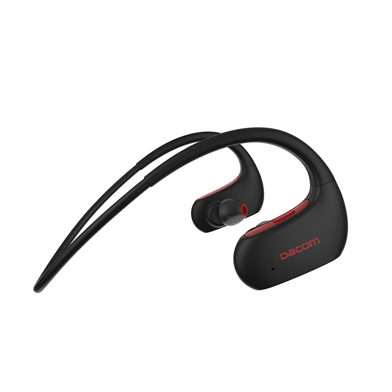 red retail box DACOM L05 Bluetooth наушники бас IPX7 Водонепроницаемая беспроводная Спортивная гарнитура с микрофоном стерео звук для телефона и музыки - Цвет: red retail box