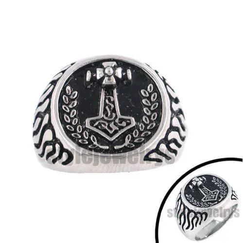 Норвежский викинг миф Молот Тора кольцо Нержавеющая сталь ювелирное изделие