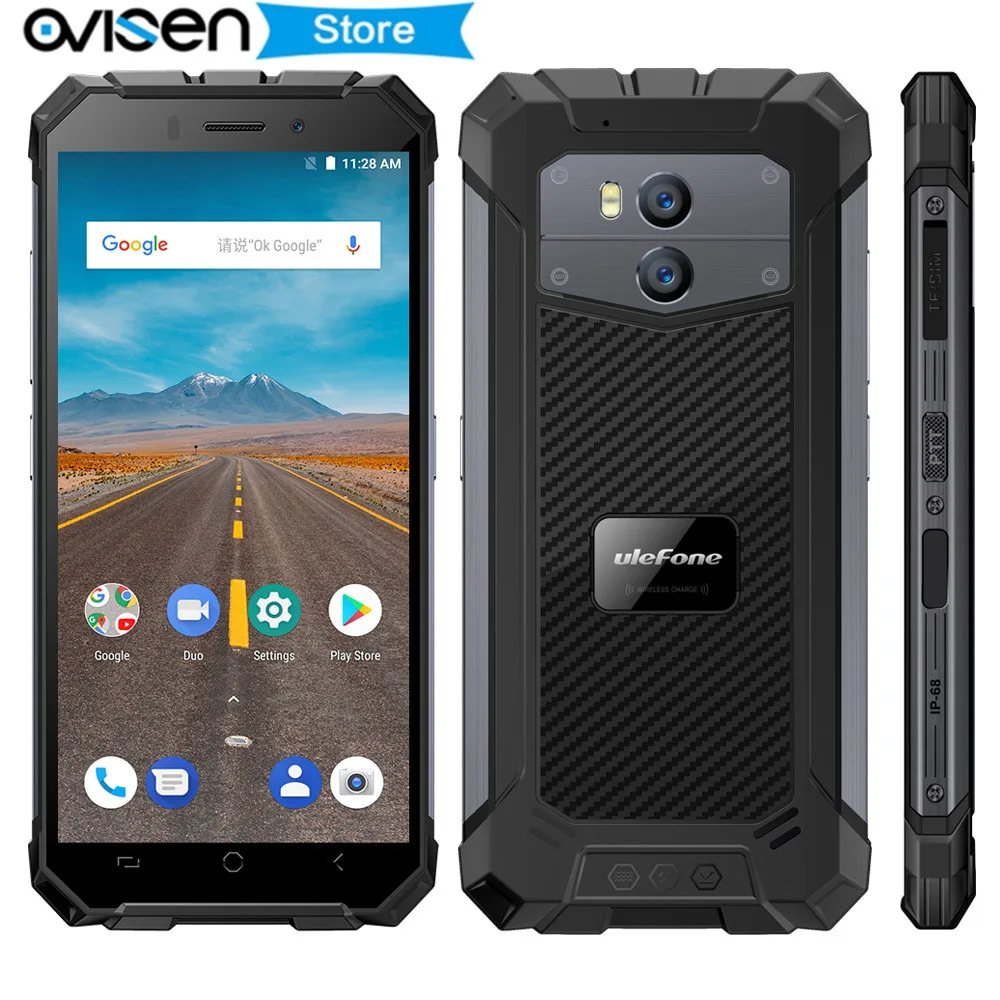 Ulefone Armor X Android 8 1 NFC Смартфон 5 &quot2 GB 16GB 13MP Face Unolck 5500mAh Беспроводное зарядное
