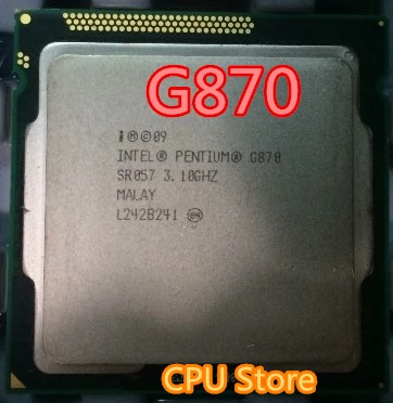 Процессор lntel G870 двухъядерный процессор (3 1 ГГц/L3 = 3 м/65 Вт) сокет LGA 1155 настольный