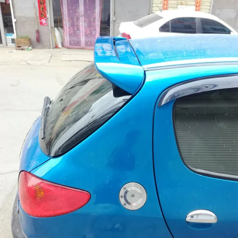 Спойлер заднего крыла из АБС пластика для Peugeot 206 2006 2013 высокого качества праймер