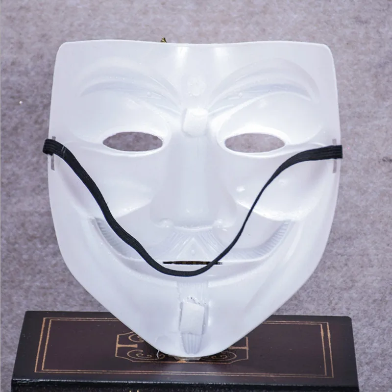 Вечерние Маски 1 шт. V для вендетты Anonymous Guy Fawkes маска Хэллоуин косплей