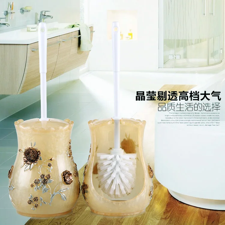 

European dinner home European toilet toilet brush toilet brush with a base tub brush set