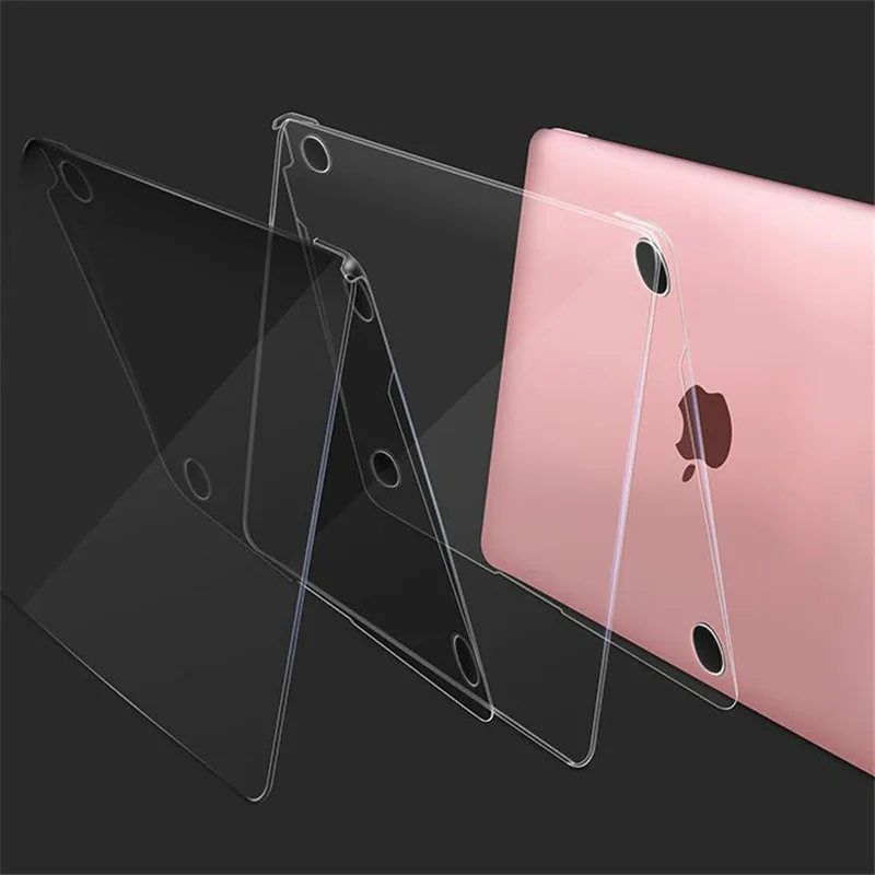 Кристальный Жесткий Чехол для ноутбука Touch Bar Pro 16 12 15 11 дюймов Macbook Air 13 A2179 2020 чехол