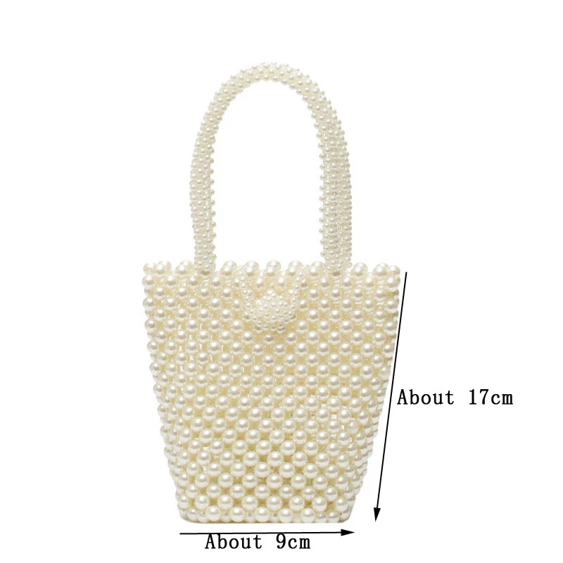 J Bucket bag INS ручная работа, сумки для монет с жемчугом, новинка, Плетение Бисером, женские сумки с изображением флага, кошелек, модная мини сумка для мобильного телефона, Ретро Держатель для карт - Цвет: J Bucket bag