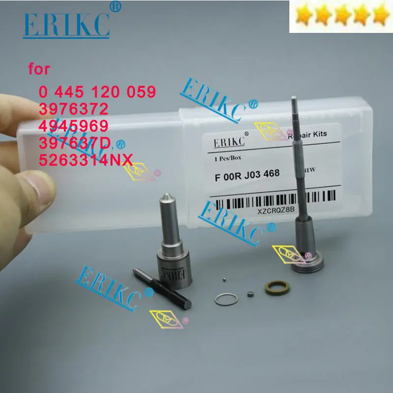 ERIKC 0445120059 комплекты для ремонта дизельных форсунок DSLA128P1510 с соплом форсунки bosch 0