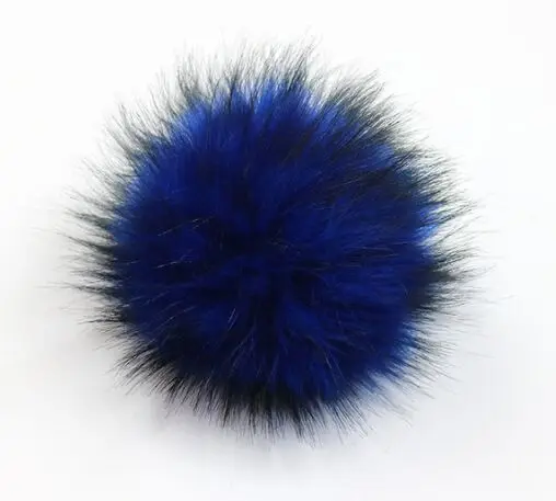 Blue Новинка, 10, 13 см, искусственный полиэстер, Меховые помпоны, зимние пушистые Помпоны из искусственного меха, Меховые помпоны для вязаных шапок, шапки, шапки - Цвет: Blue
