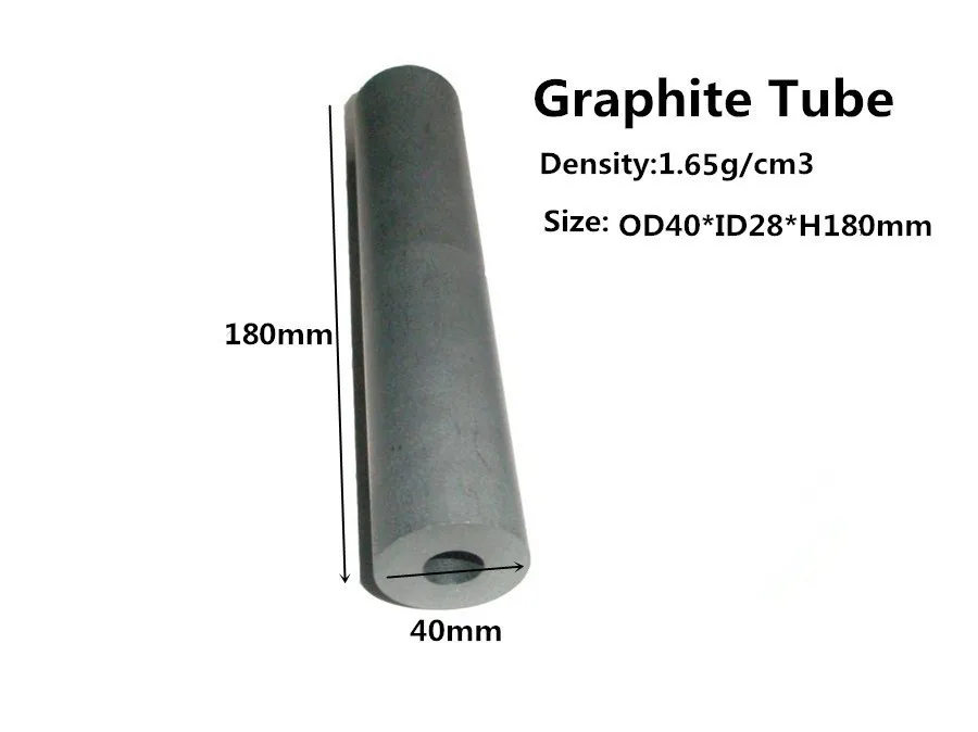 

Electrode Graphite Tube OD40*H180mm , Lead method anaerobic copper tube graphite mould