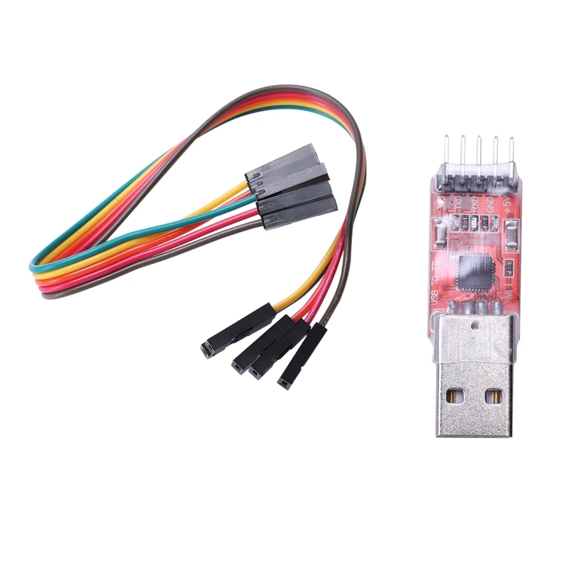 

FT232 модуль CP2102 модуль USB к TTL USB 2,0 Серийный Модуль UART STC Downloader с 5-контактным кабелем Dupont