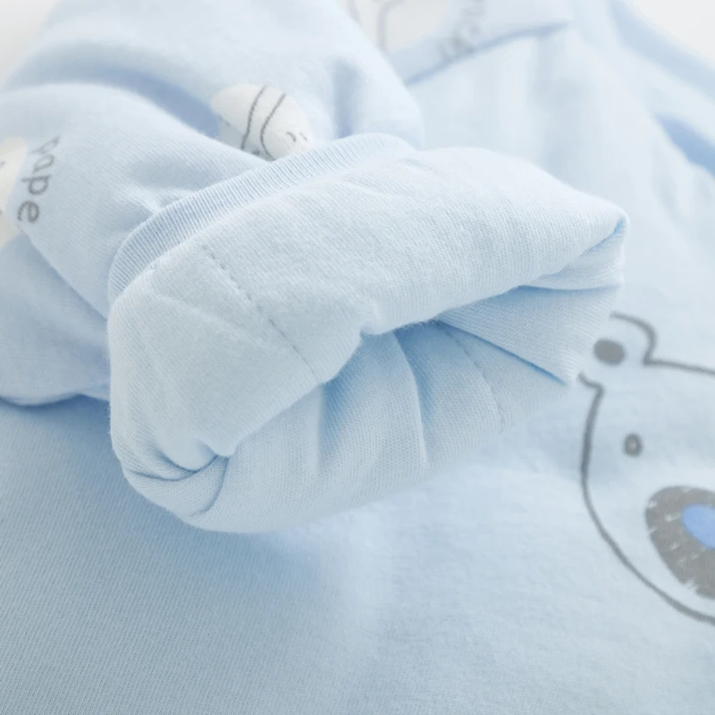 Balabala Infant Baby Boy Girl 2-Piece 100% Cotton Thermal Long-sleeved Shirt + Pull-on Pants Set for Winter Newborn Clothes | Детская
