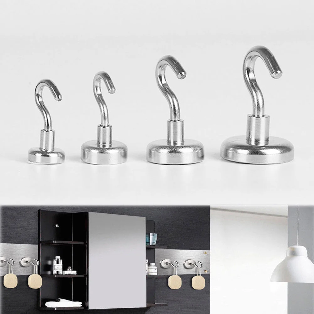

Strong Magnetic Hook Mini Heavy Duty Hanger Durable For Home Kitchen Refrigerator -Drop