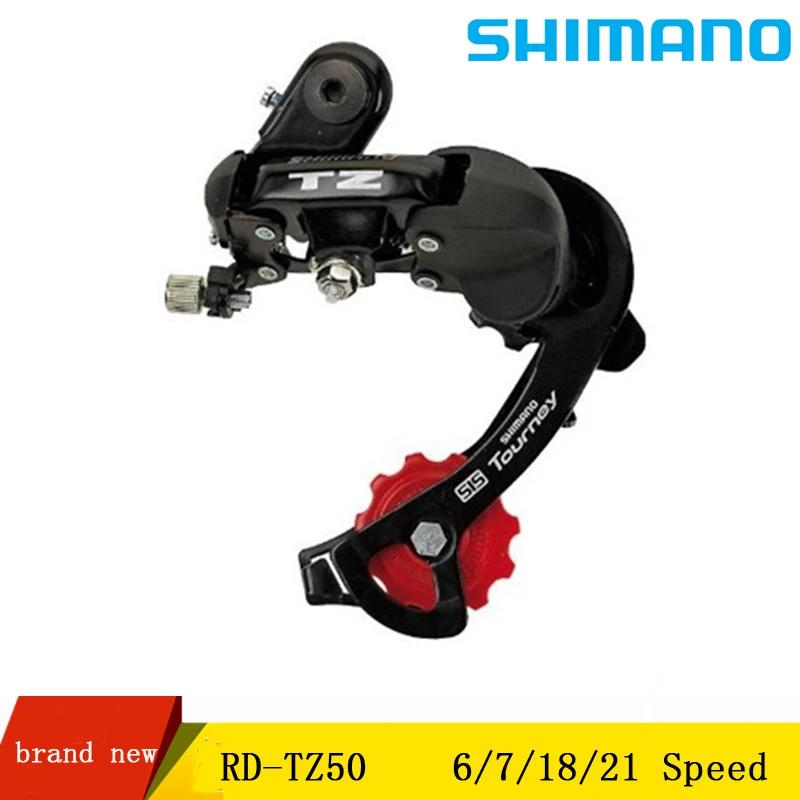SHIMANO горный велосипед велосипедный переключения TZ50 MTB шестерни задней цепи