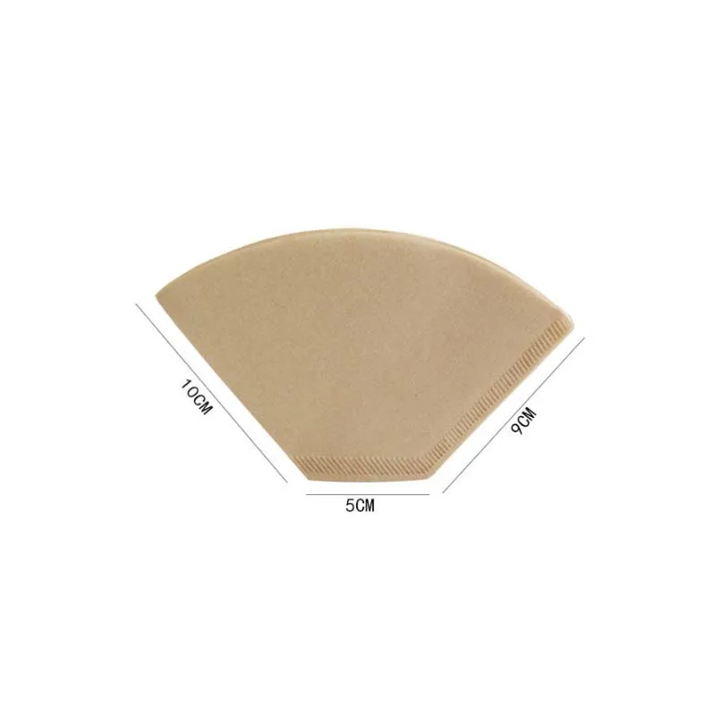 100pcs Wooden Original Hand Drip Paper Filter Espresso Coffee Filters Tea Tools Cake Cup Bowl |