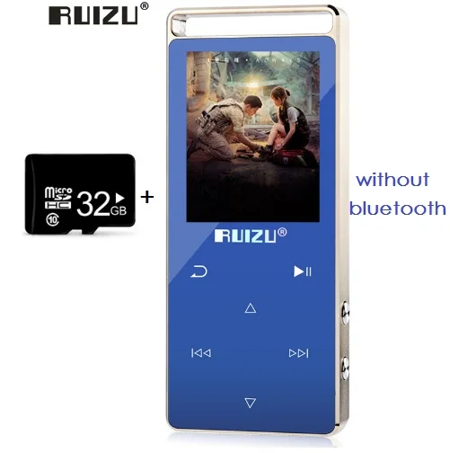 Оригинальный MP3 плеер RUIZU D01 с сенсорным экраном 8 ГБ FM радио электронной книгой