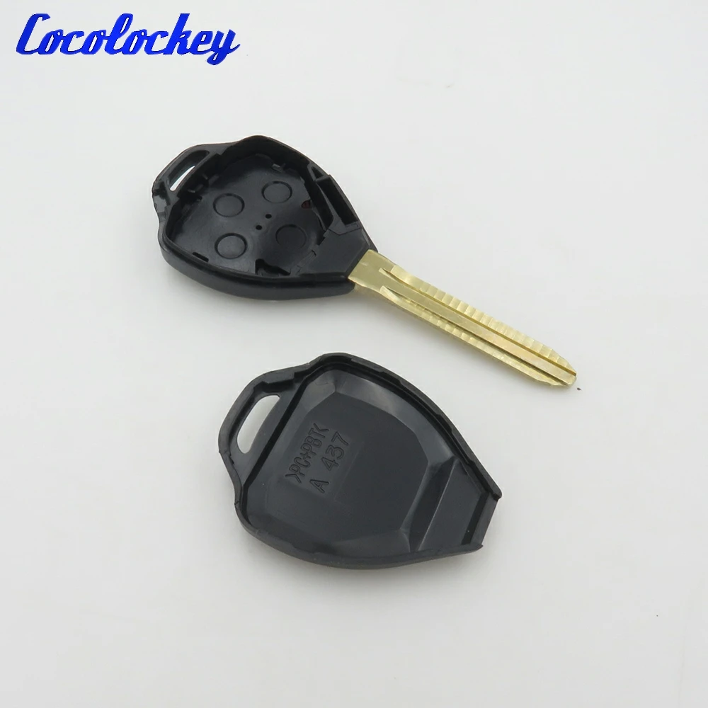 Cocolockey чехол для дистанционного ключа с 4 кнопками Toyota Camry RAV4 Avalon Matrix Venza Yaris без