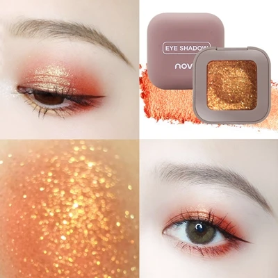 10 novo Shimmer Свободные Тени для век Пудра Макияж Пигмент Водонепроницаемый Блеск Тени для век 3D телесный металлик глаза Пудра Косметика - Цвет: 10