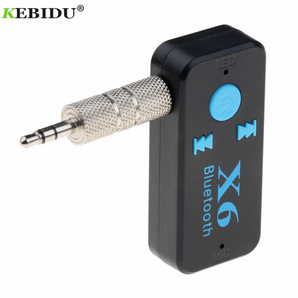 Kebidu X6 Bluetooth автомобильный комплект адаптер Bluetooth приемник автомобильный Bluetooth Aux Комплект Поддержка TF карты A2DP аудио стерео Bluetooth