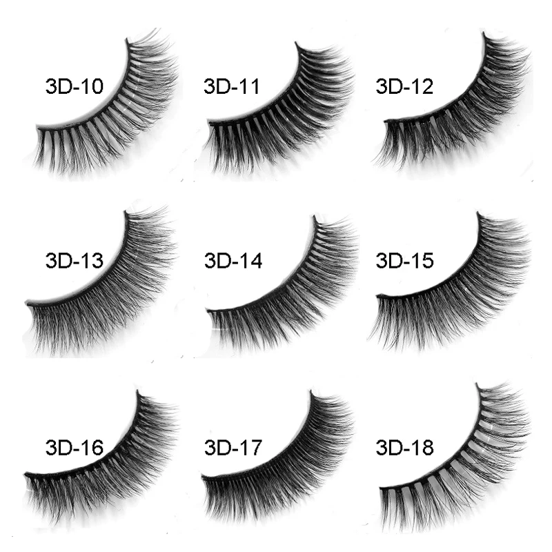 

New 3D False Mink Eyelashes Natural long Fake Eyelashes Soft Makeup Eye Lashes 3D Mink Lashes Eyelash Extension Eyelashes Makeup