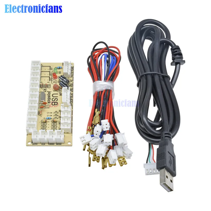 Нулевая задержка USB энкодер на джойстик для ПК и кнопки Боевая палка модуль