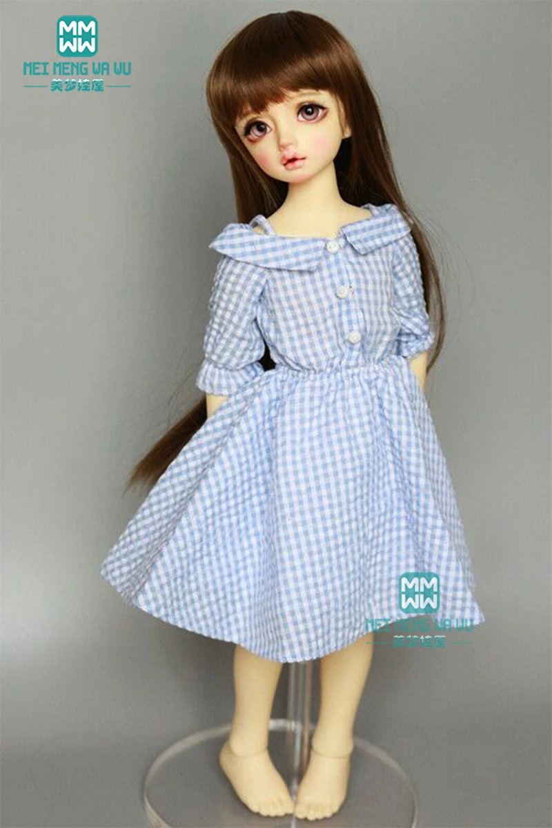 Аксессуары для куклы 43 см 1/4 Одежда BJD модные розовые длинные чулки в клетку
