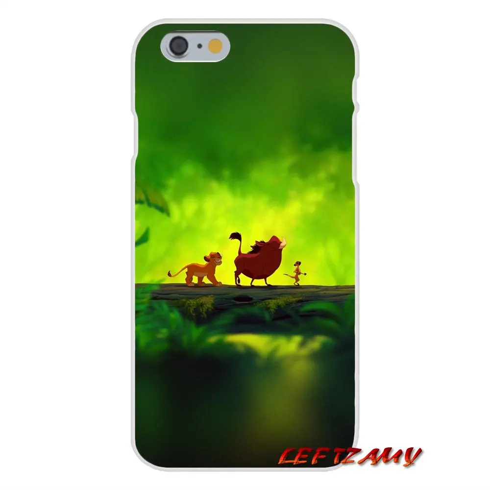 Чехол для мобильного телефона iPhone X XR XS MAX 4 4S 5 5S 5C SE 6 6S 7 8 Plus ipod touch comic The Lion King Hakuna Matata