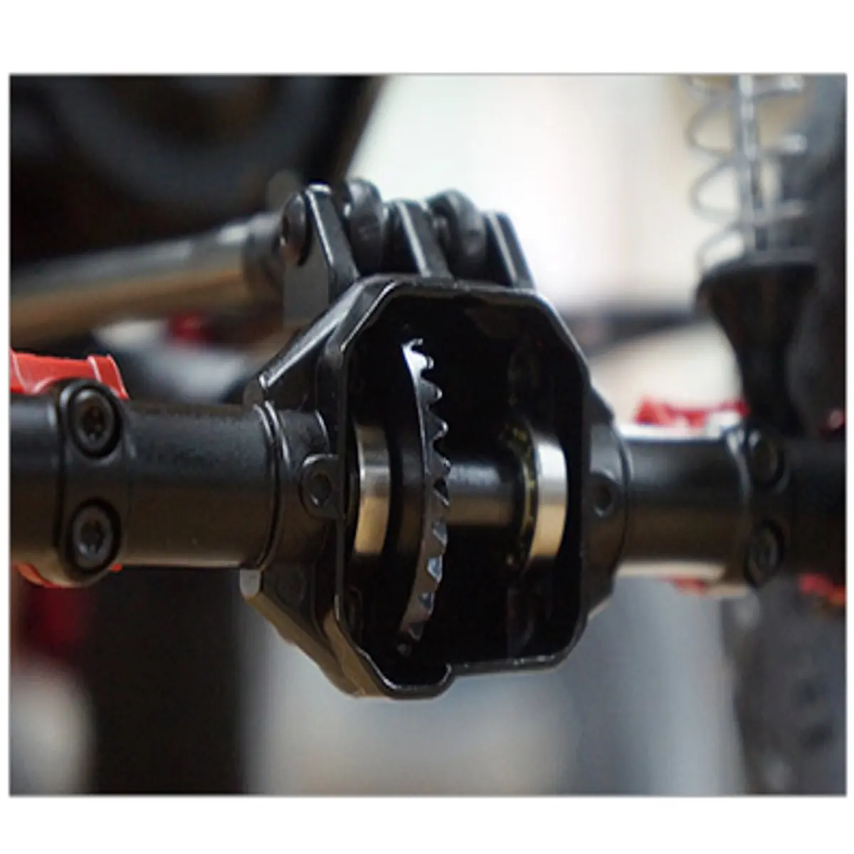 Черный Xtra скоростной Сверхмощный Спиральный Шестеренчатый Набор для осевого SCX10