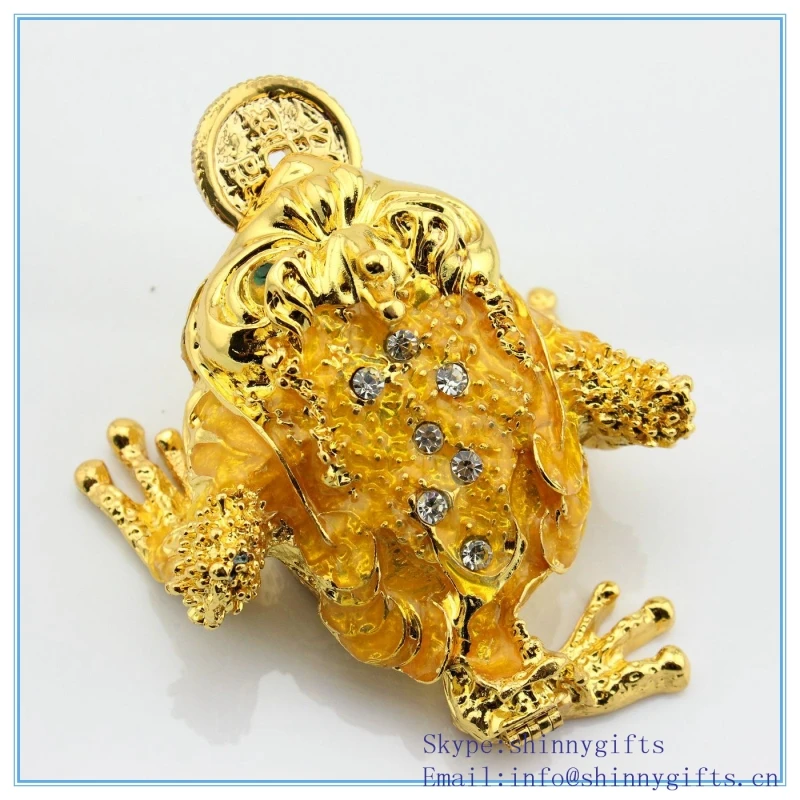 Производство эмали жаба форма покрытие металлом для магнита ручной работы