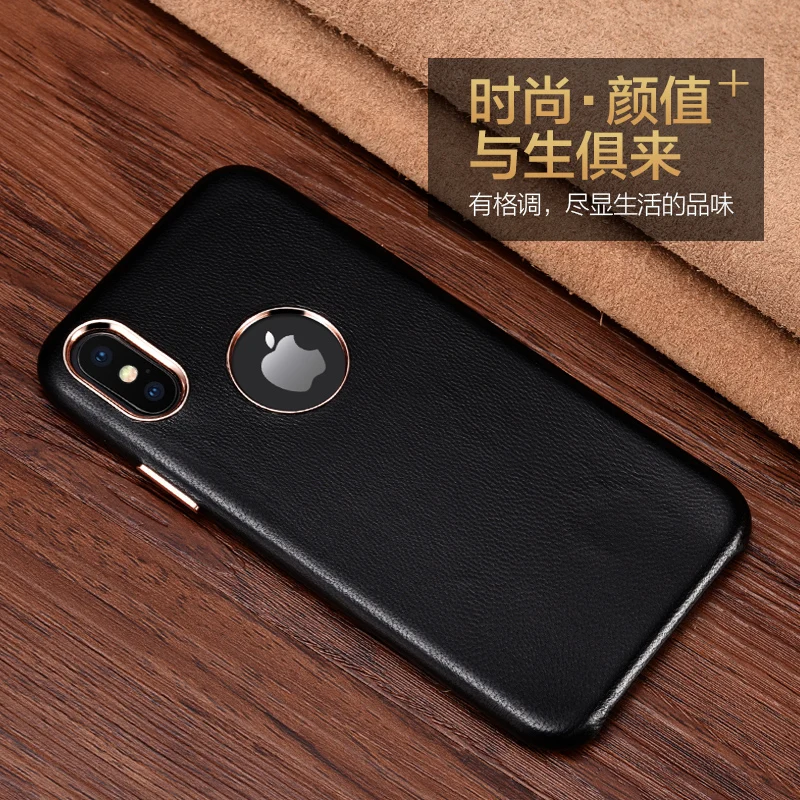Новинка чехол для iphone X от бренда XOOMZ задняя крышка из натуральной овечьей кожи 5 8