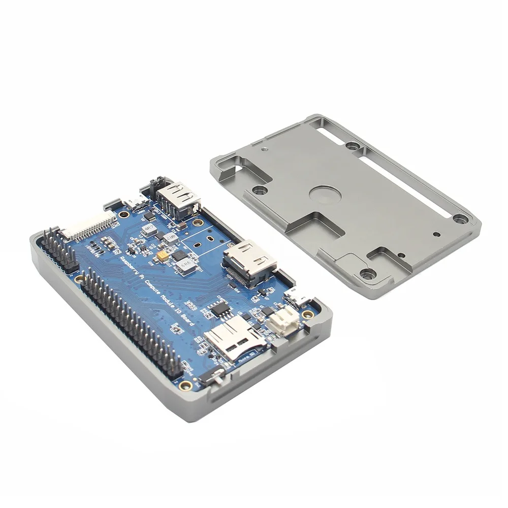 Ультратонкий корпус из алюминиевого сплава для Raspberry Pi Compute Module 3 см3/см3 и IO