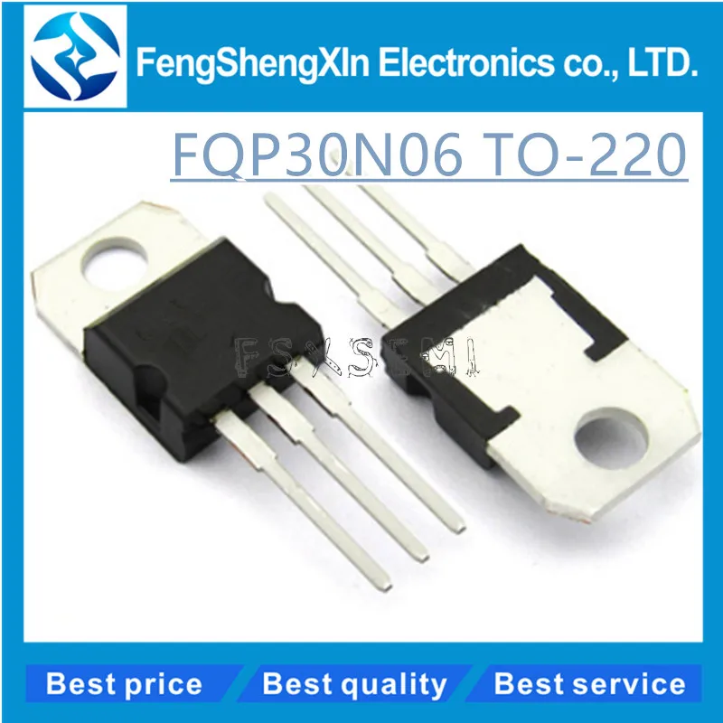 100 шт./лот FQP30N06 FQP30N06L TO 220 MOSFET|Интегральные схемы| |