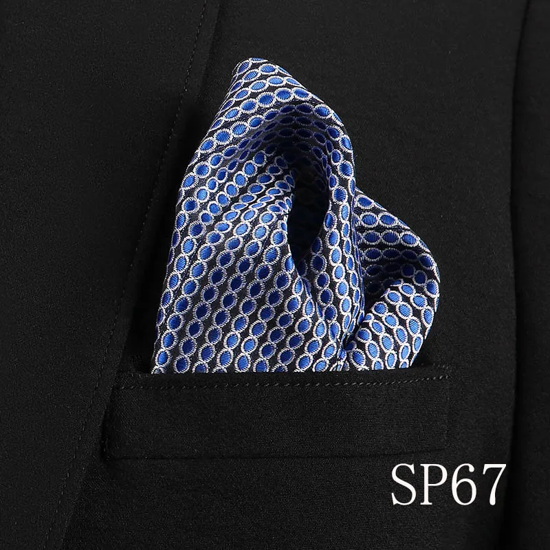 SP67 Vangise мужской нагрудный платок с квадратными карманами, Одноцветный синий платок, модный носовой платок для мужчин, аксессуары для делового костюма, 22 см* 22 см - Цвет: SP67