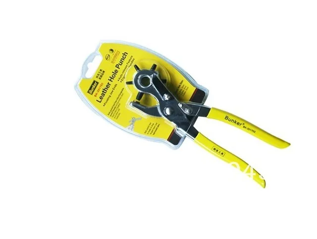 

revolving leather belt plier punch, belt hole punching plier, household punch for leather belt Physics