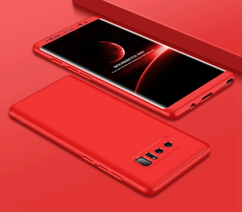 Для Samsung S8 Note 8 роскошный 3 в 1 360 полная защита ультра тонкий чехол для телефона Galaxy
