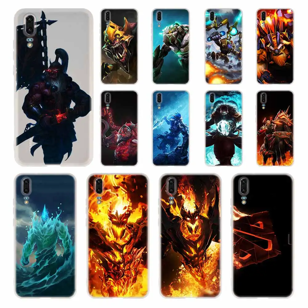 Чехол для телефона Shadow Fiend Dota 2 Huawei P40 P9 P10 P20 P30 Lite чехлы Pro P Smart 2019 мягкий