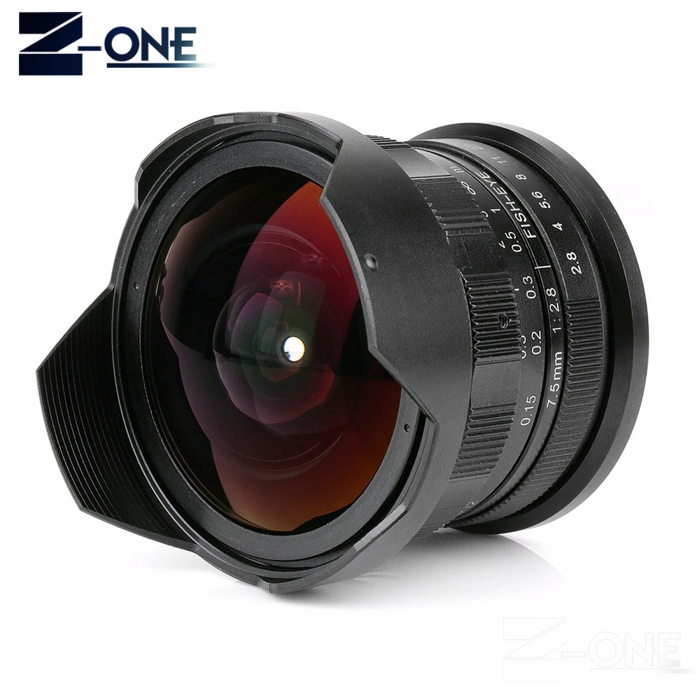 Новинка объектив рыбий глаз 7 5 мм F2.8 ручной для Sony зеркальная фотография A6500 A6300