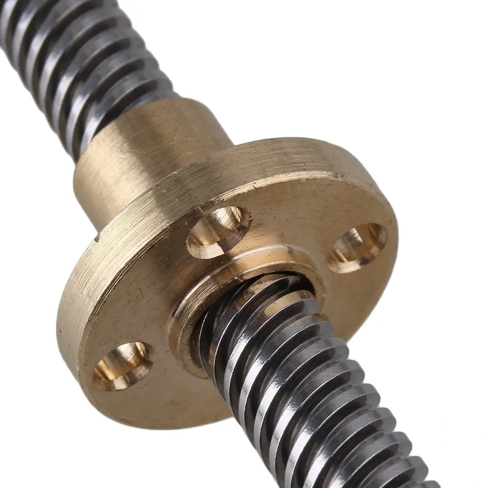 450 мм длина 8 свинцово-винтовой стержень из нержавеющей стали с гайкой оси Z для 3D