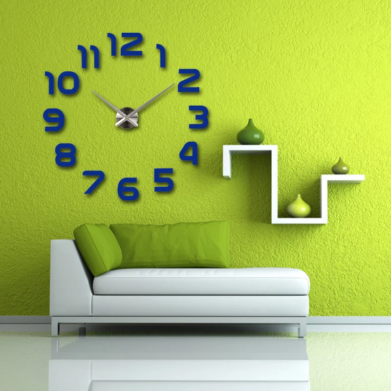 Топ Мода 3d настенные часы reloj de pared кварцевые часы Современные diy часы гостиная большие декоративные horloge murale наклейки