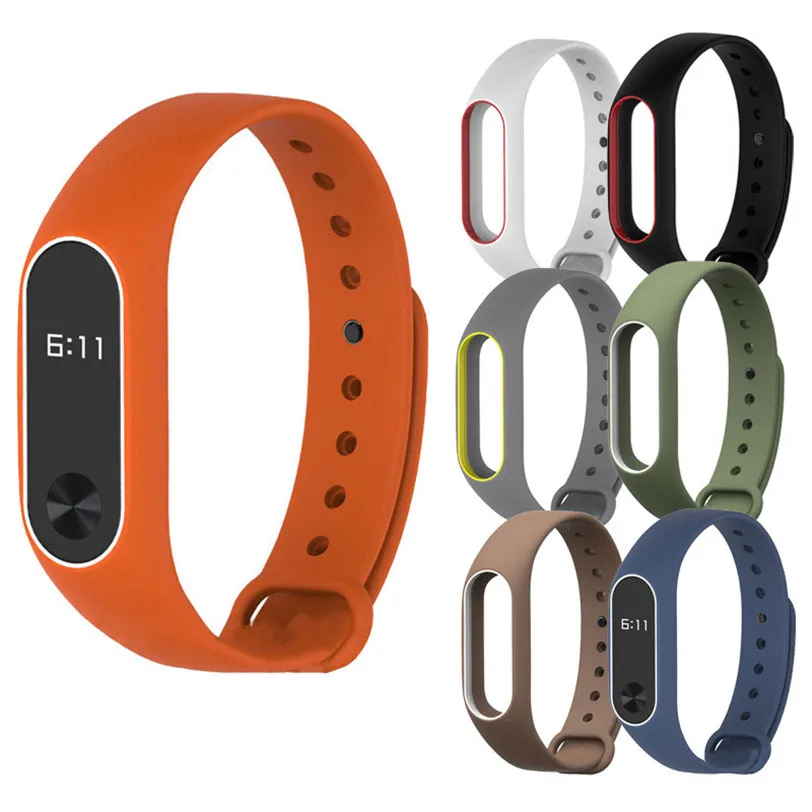 Новый силиконовый ремешок на запястье застежка для браслета замену XIAOMI MI Band 2 PG13
