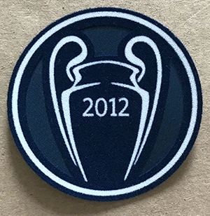 2012 UCL победитель Лиги чемпионов 2012- рукав футбольный значок - Цвет: 2012