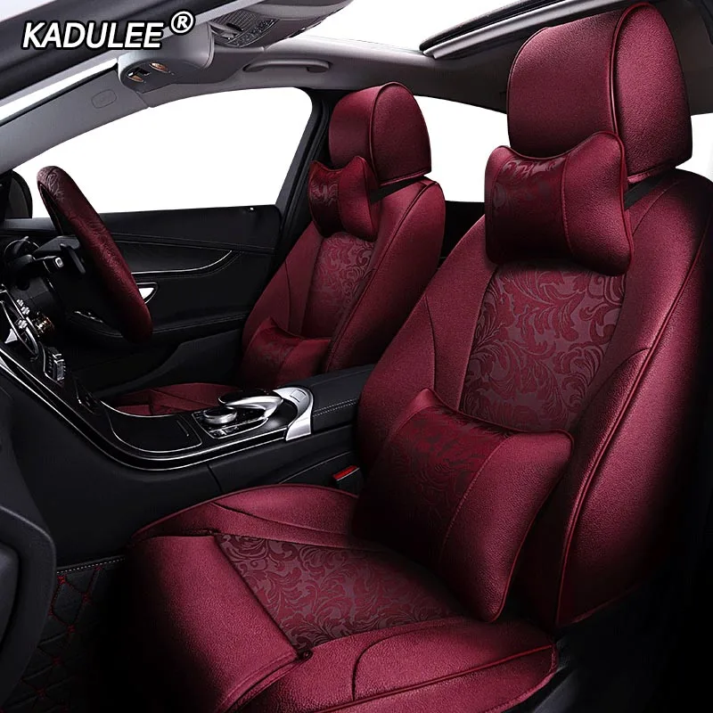 Deluxe Edition Kadulee сделать изготовленный на заказ ткань сиденья для GreatWall HAVAL H5 H6 H1 H2 H3 H8 H9 H7 H2s M6 F5 H4 F7 чехлы на сиденья - Название цвета: Deluxe Edition