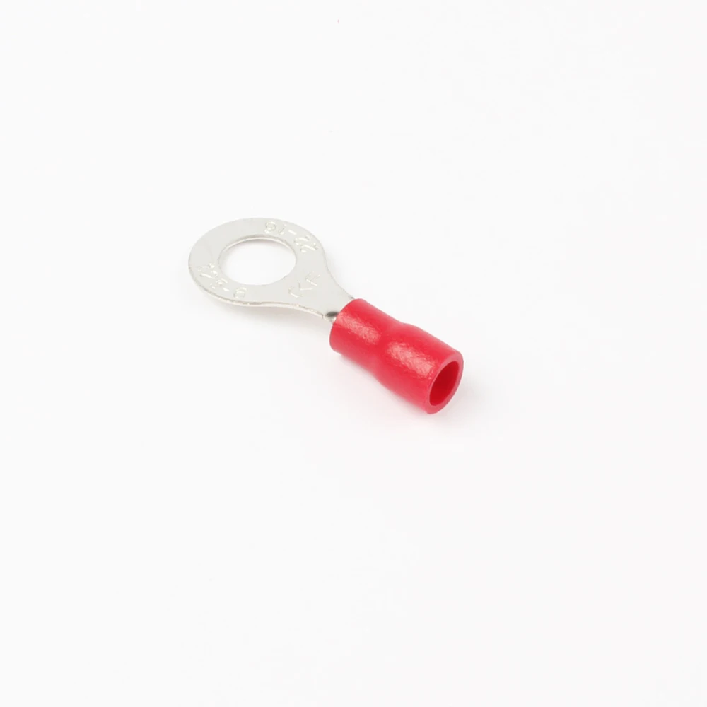 DIANQI Φ Red 22-16 AWG 0 5-1 5 мм2 изолированный кольцевой коннектор соединительный кабель